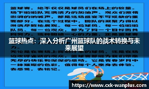 篮球热点：深入分析广州篮球队的战术转换与未来展望